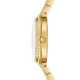 Tory Burch Oval Mother of Pearl Dial Gold Steel Strap Watch for Women - TBW6034 Authentic Buy Shop Now
