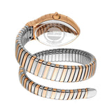 Just Cavalli Serpente Metallica Rose Gold Dial Two Tone Steel Strap Watch for Women - JC1L208M0075 Authentic Buy Shop Now