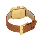 Tory Burch Robinson White Dial Brown Leather Strap Watch for Women - TBW1503 Authentic Buy Shop Now