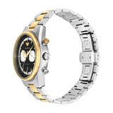 Emporio Armani Racer Chronograph Black Dial Two Tone Steel Strap Watch for Men - AR11678 Authentic Buy Shop Now