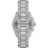 Emporio Armani Federico Chronograph Green Dial Silver Steel Strap Watch for Men - AR11640 Authentic Buy Shop Now