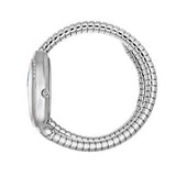 Just Cavalli Glam Evo 4 Mother of Pearl Dial Silver Steel Strap Watch for Women - JC1L229M0015 Authentic Buy Shop Now