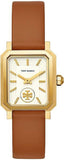 Tory Burch Robinson White Dial Brown Leather Strap Watch for Women - TBW1503 Authentic Buy Shop Now