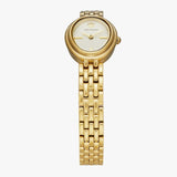 Tory Burch Oval White Dial Gold Steel Strap Watch for Women - TBW6032 Authentic Buy Shop Now