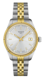 Tissot Ballade Quartz Silver Dial Two Tone Steel Strap Watch for Women - T156.210.22.031.00 Authentic Buy Shop Now