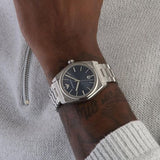 Emporio Armani Frederico Analog Blue Dial Silver Steel Strap Watch for Men - AR11620 Authentic Buy Shop Now