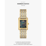 Tory Burch Eleanor Mother of Pearl Black Dial Two Tone Steel Strap Watch for Women - TBW1084 Authentic Buy Shop Now