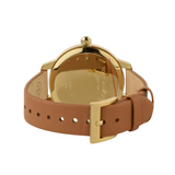 Tory Burch Collins Quartz White Dial Brown Leather Strap Watch for Women - TBW1202 Authentic Buy Shop Now
