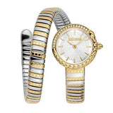 Just Cavalli Enchanting Silver Dial Two Tone Steel Strap Watch for Women - JC1L301M0065 Authentic Buy Shop Now