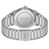Hugo Boss Candor Blue Dial Silver Steel Strap Watch for Men - 1514076 Authentic Buy Shop Now