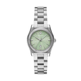 Emporio Armani Federica Mint Green Dial Silver Steel Strap Watch for Women - AR11656 Authentic Buy Shop Now