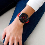Tissot T Race Chronograph Black Dial Red Rubber Strap Watch for Men - T141.417.37.061.01 Authentic Buy Shop Now