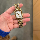 Tory Burch Robinson White Dial Gold Steel Strap Watch for Women - TBW1500 Authentic Buy Shop Now