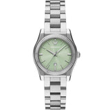 Emporio Armani Federica Mint Green Dial Silver Steel Strap Watch for Women - AR11656 Authentic Buy Shop Now