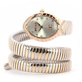 Just Cavalli Classico Lungo White Dial Two Tone Steel Strap Watch for Women - JC1L248M0075 Authentic Buy Shop Now