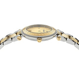 Versace Reve Analog Gold Dial Two Tone Steel Strap Watch for Women - VE8B00324 Authentic Buy Shop Now