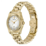 Emporio Armani Federica Mother of Pearl White Dial Gold Steel Strap Watch for Women - AR11657 Authentic Buy Shop Now