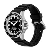 Emporio Armani Sea Explorer Black Dial Black Silicone Strap Watch for Men - AR60086 Authentic Buy Shop Now