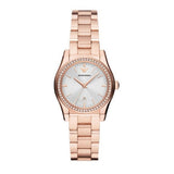Emporio Armani Federica Analog Mother of Pearl Dial Rose Gold Steel Strap Watch for Women - AR11558 Authentic Buy Shop Now
