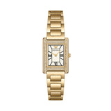Emporio Armani Genni Crystals Mother of Pearl Dial Gold Steel Strap Watch for Women - AR11659 Authentic Buy Shop Now