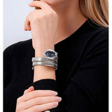 Just Cavalli Classico Lungo Blue Dial Silver Steel Strap Watch for Women - JC1L248M0015 Authentic Buy Shop Now