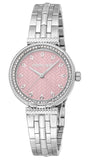 Just Cavalli Chiarezza Snake Core Pink Dial Silver Steel Strap Watch for Women - RC5L078M0015 Authentic Buy Shop Now