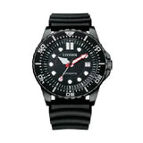 Citizen Mechanical Automatic Black Dial Black Rubber Strap Watch for Men - NJ0125-11E Authentic Buy Shop Now