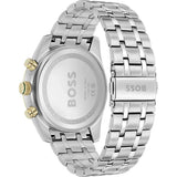 Hugo Boss Skytraveller Chronograph Green Dial Silver Steel Strap Watch for Men - 1514195 Authentic Buy Shop Now