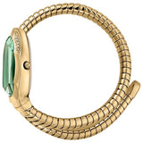 Just Cavalli Serpente Metallica Green Dial Gold Steel Strap Watch for Women - JC1L208M0045 Authentic Buy Shop Now