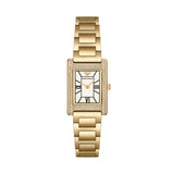Emporio Armani Genni Crystals Mother of Pearl Dial Gold Steel Strap Watch for Women - AR11659 Authentic Buy Shop Now