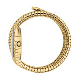Just Cavalli Serpente Metallica White Dial Gold Steel Strap Watch for Women - JC1L223M0025 Authentic Buy Shop Now