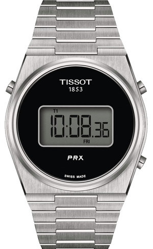 Tissot Digital Quartz Black Dial Silver Steel Strap Watch for Men - T137.463.11.050.00 Authentic Buy Shop Now
