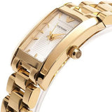 Emporio Armani Classic Silver Dial Gold Steel Strap Watch for Women - AR0360 Authentic Buy Shop Now