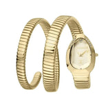 Just Cavalli Serpente Metallica Gold Dial Gold Steel Strap Watch for Women - JC1L209M0035 Authentic Buy Shop Now