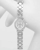 Tory Burch Reva Silver Dial Silver Steel Strap Watch for Women - TBW4044 Authentic Buy Shop Now