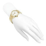 Tory Burch Collins White Dial Gold Steel Strap Watch for Women - TBW1300 Authentic Buy Shop Now