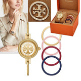 Tory Burch Riva Gold Dial Gold Steel Strap Watch for Women - TBW4029 Authentic Buy Shop Now
