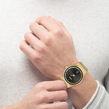 Hugo Boss Candor Black Dial Gold Steel Strap Watch for Men - 1514077 Authentic Buy Shop Now