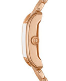Tory Burch Eleanor Mother of Pearl White Dial Rose Gold Steel Strap Watch for Women - TBW1079 Authentic Buy Shop Now
