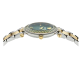 Versace Reve Analog Green Dial Two Tone Steel Strap Watch for Women - VE8B00524 Authentic Buy Shop Now