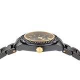 Versace DV One Mini Black Dial Black Steel Strap Watch for Women - VE9F00124 Authentic Buy Shop Now