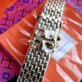 Tory Burch Eleanor Mother of Pearl Pink Dial Gold Steel Strap Watch for Women - TBW1077 Authentic Buy Shop Now