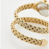 Just Cavalli Twined Mother of Pearl Dial Gold Steel Strap Watch for Women - JC1L305M0025 Authentic Buy Shop Now