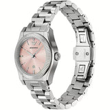 Emporio Armani Federica Pink Dial Silver Steel Strap Watch for Women - AR11658 Authentic Buy Shop Now