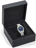 Versace V-Code Analog Blue Dial Silver Steel Strap Watch for Women - VE8I00324 Authentic Buy Shop Now