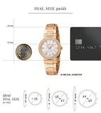 Just Cavalli Donna Glam Mother of Pearl White Dial Rose Gold Steel Strap Watch for Women - RC5L098M0045 Authentic Buy Shop Now