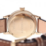 Burberry The Utilitarian White Dial Brown Leather Strap Watch for Women - BU7865 Authentic Buy Shop Now