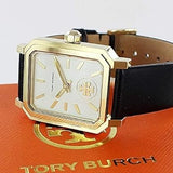 Tory Burch Robinson White Dial Black Leather Strap Watch for Women - TBW1504 Authentic Buy Shop Now
