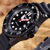 Citizen Mechanical Automatic Black Dial Black Rubber Strap Watch for Men - NJ0125-11E Authentic Buy Shop Now