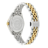 Versace V-Code Analog Green Dial Two Tone Steel Strap Watch for Women - VE8I00424 Authentic Buy Shop Now